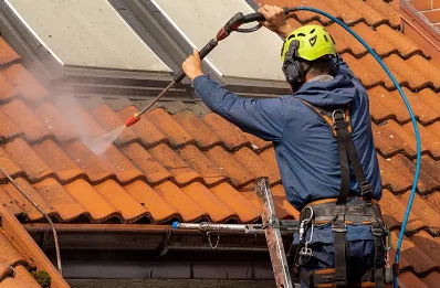 Démoussage et hydrofuge de toiture à Saint-Martin-de-Brômes